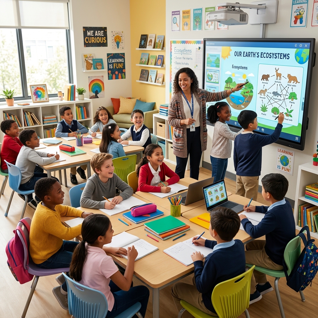 Students in Classroom